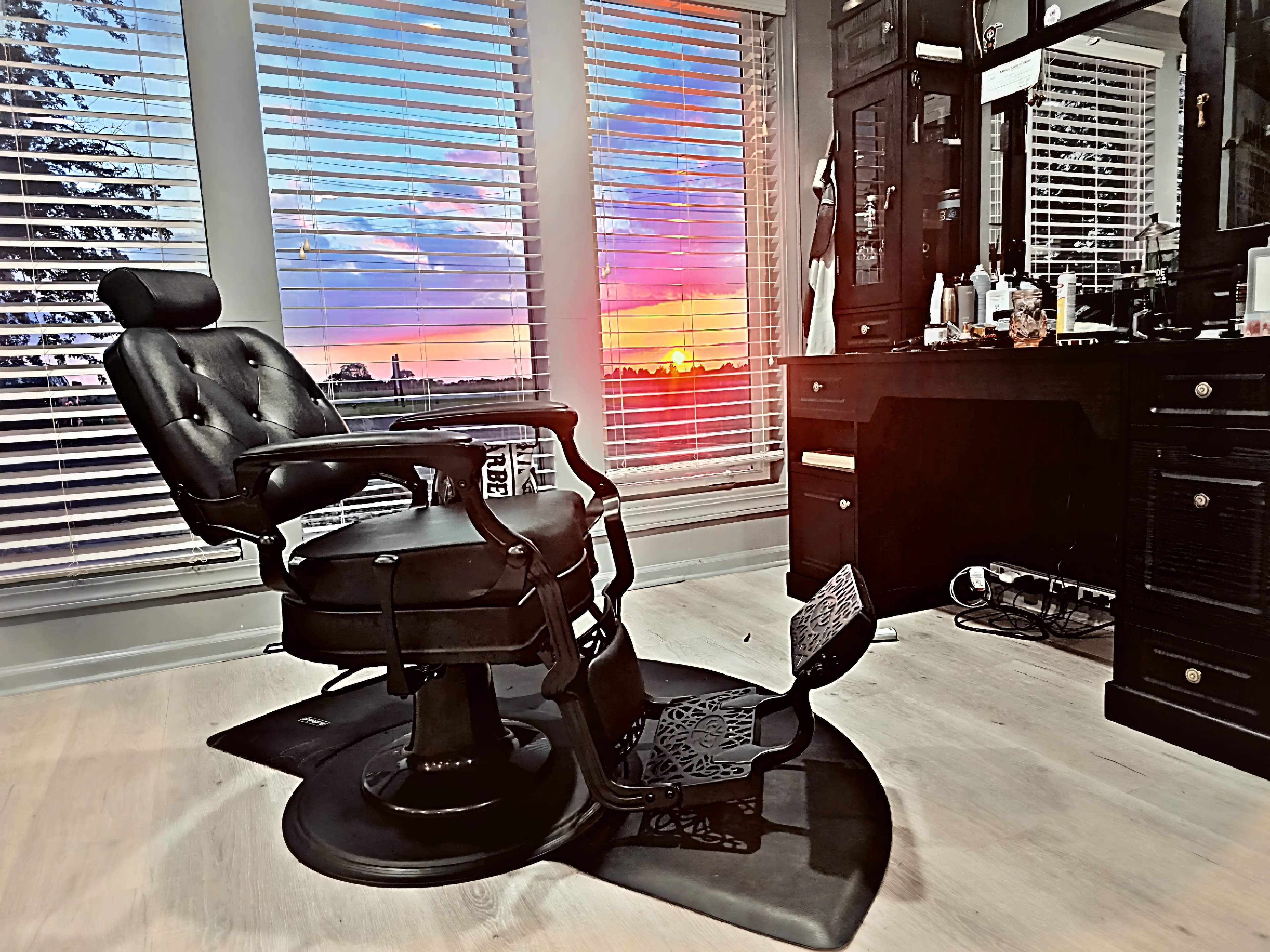 Haircut and style at The Bearded Axe Barber Shop