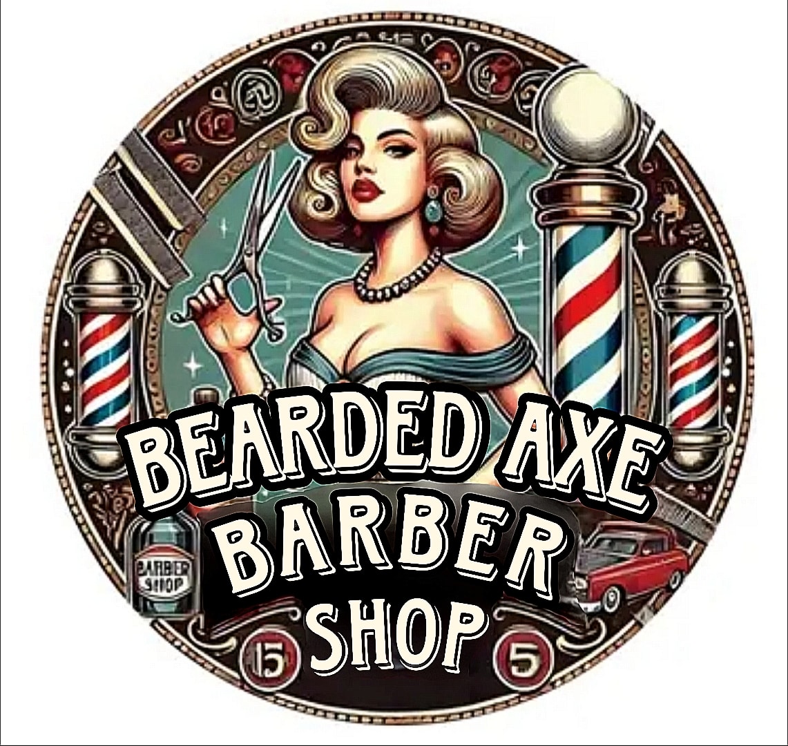 Men's haircut and style at The Bearded Axe